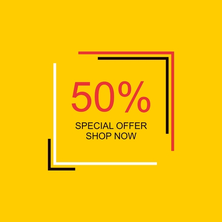 Abstract frame for advertising text. Sale of products at a discountのイラスト素材