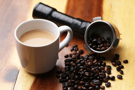 Cup of hot coffee ,Espressoの写真素材