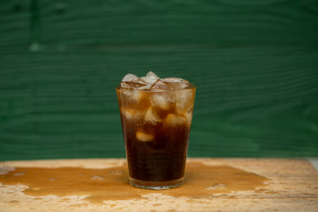 Black coffee , Ice coffee freshの写真素材