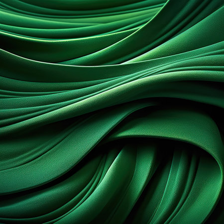 Abstract silky background with wavy linesの素材