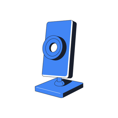 CCTV, camera for video surveillance and control. Electronic guard for observation. Safety, security...