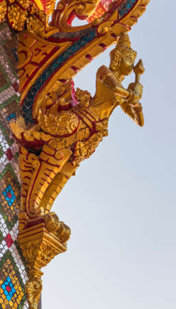 Wat That Temple Old Temple in Sakon Nakon Province Thailandの写真素材