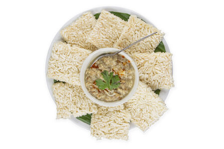 The Crispy Rice Cereal thai styleの写真素材