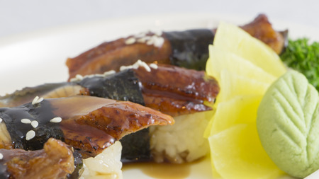 japanese food roast eel ( unagi )の写真素材