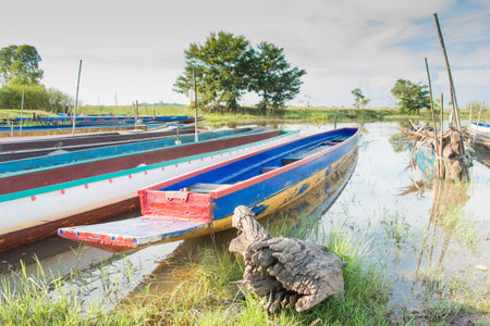 Outdoor Boat Parking in Lake