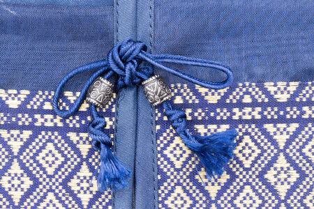 Thai style Silk cushion  pillow texture coverの写真素材