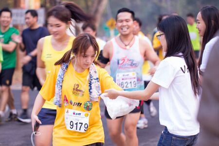 Marathon runnersのeditorial素材
