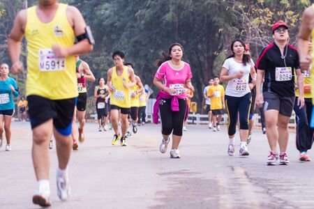 Marathon runnersのeditorial素材
