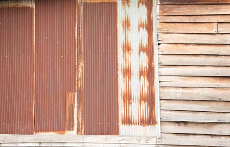 Grunge Rusty galvanized iron plate or zinc, texture background.の写真素材