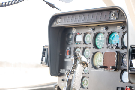 Helicopter Cockpit Viewのeditorial素材