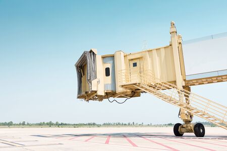 Passenger boarding bridgeの写真素材