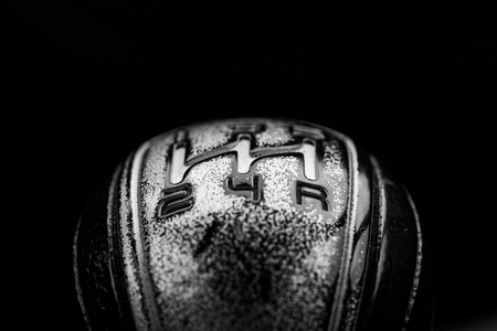 Abstract view of a gear leverの写真素材