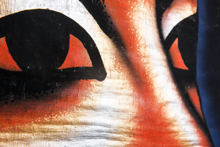 Egyptian papyrus, Nefertitis eyes, papyrus texture