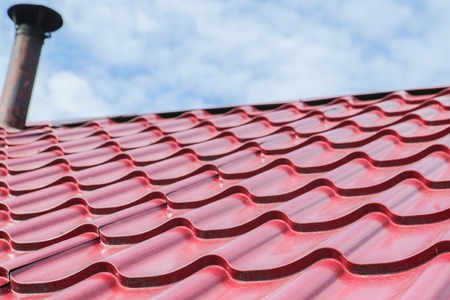 Metal sheet for industrial building and constructionの写真素材