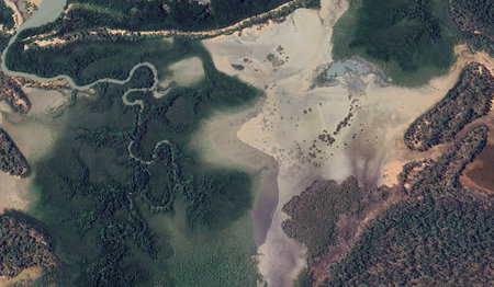 Aerial View of Van Diemen Gulf Coast, Australia