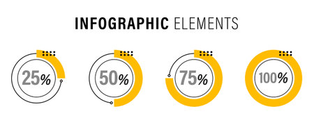 Infographic design elements, vector illustration. 10 eps graphic.のイラスト素材