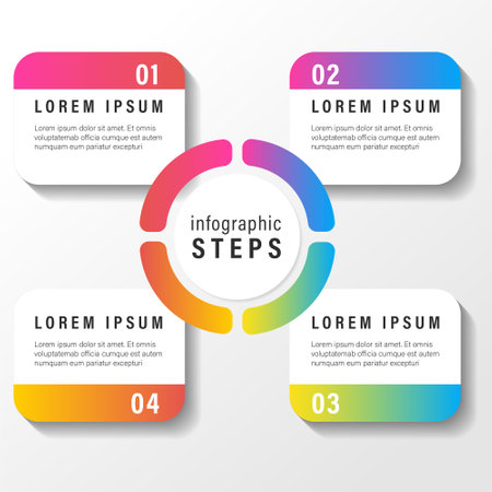 Infographic Design Elements for Your Business Vector Illustration. EPS10のイラスト素材