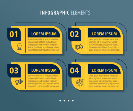 Infographic Design Elements for Your Business Vector Illustration. EPS10のイラスト素材
