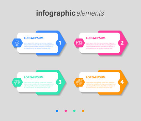 Infographic design template with place for your data. Vector illustration.のイラスト素材