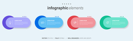 Infographic design template with place for your data. Vector illustration.のイラスト素材