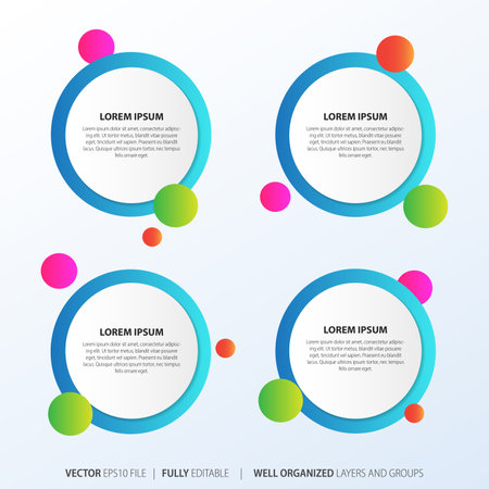 Infographic Design Elements for Your Business Vector Illustration. EPS10のイラスト素材