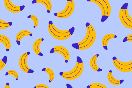 Colourful tropics Summer Seamless Pattern. Hand drawn doodle beauty beach summertime kids background wallpaper for fashion graphic print, textile, apparel, wrapping paper vectorのイラスト素材