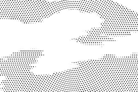 Halftone dotted background. Halftone effect vector pattern.のイラスト素材