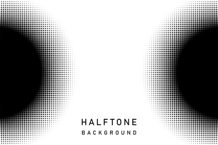 Halftone background. Halftone effect. Halftone pattern. Halftone effect. Halftone pattern. Halftone effect. Vector halftone texture. Vector halftone background.のイラスト素材
