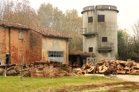 The countryside near Cremona in Italy