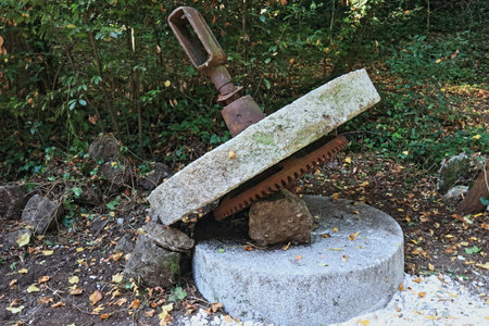 Old agricultural machinery