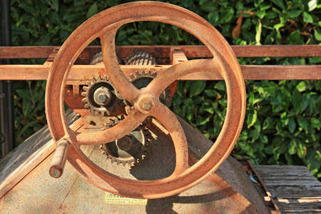 Old agricultural machineryの写真素材