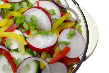 Salad with vegetablesの写真素材