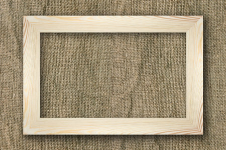 Background made of wooden planks and old canvas