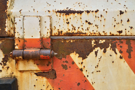 Rusty texture of old truck 