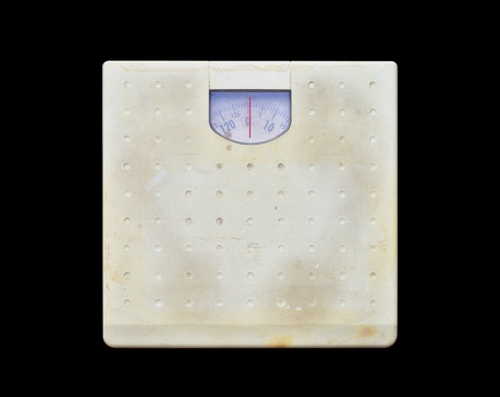 Old weighting apparatus and footprint の写真素材