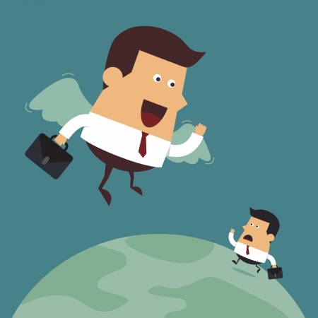 Business Leader, Business conceptのイラスト素材