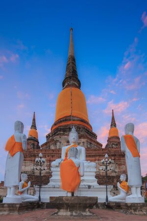 Buddha at Wat Yai Chai Mong kol,Thailand の写真素材