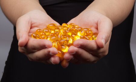 Valuable fish oilの写真素材