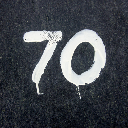 House  number seventy (70)の写真素材