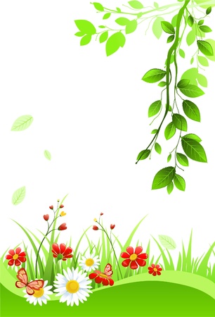 Summer background with space for textのイラスト素材