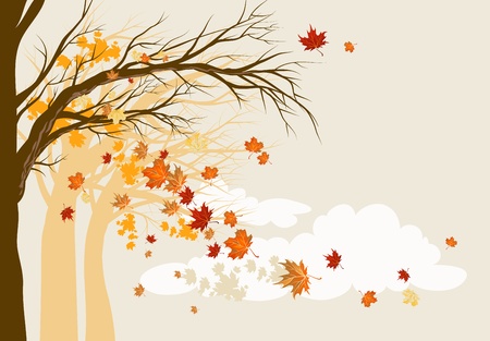 Autumn backgroundのイラスト素材