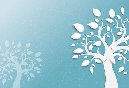 Abstract trees backgroundのイラスト素材