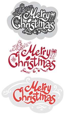 Merry Christmas designのイラスト素材