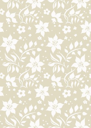 Floral seamless patternのイラスト素材