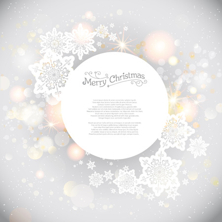 Light shining holiday background with place for textのイラスト素材