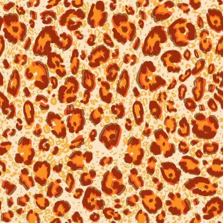 Orange fashion animal skinのイラスト素材