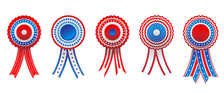 Holiday badge setのイラスト素材