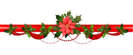 Winter Christmas decorationのイラスト素材