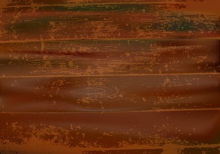 Wooden scratched surface. Brown wood texture for different design.のイラスト素材
