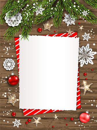 Holiday card christmas frameのイラスト素材